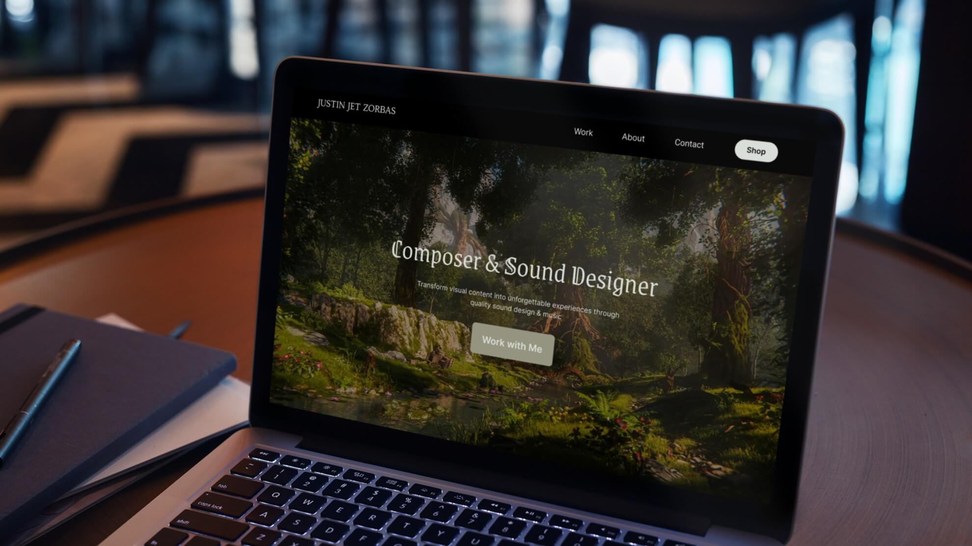 Justin Jet Zorbas Web Design & Development case study by Lulu Xu